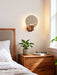 Solis Travertine Round Wall Light - Simprolos