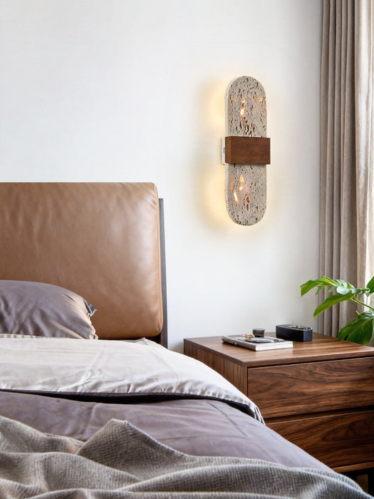 Solis Travertine Wall Light - Simprolos