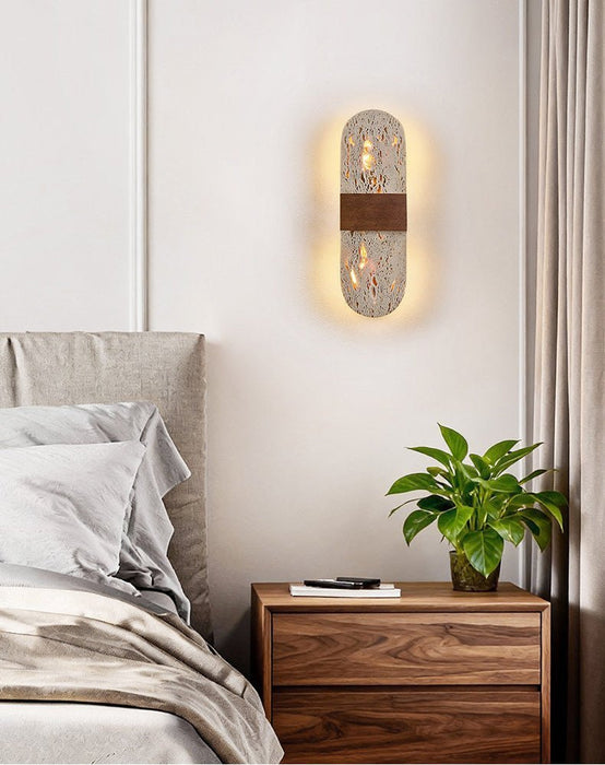 Solis Travertine Wall Light - Simprolos