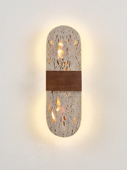 Solis Travertine Wall Light - Simprolos