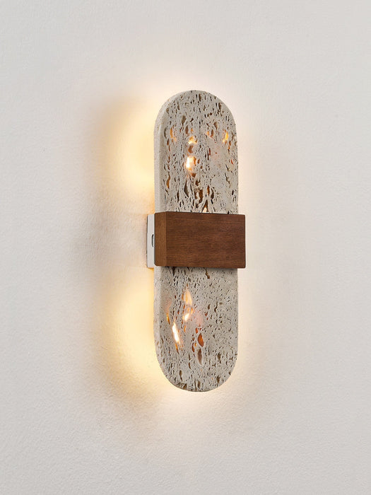 Solis Travertine Wall Light - Simprolos