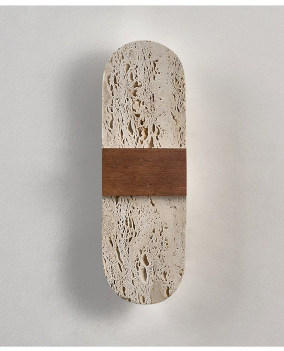 Solis Travertine Wall Light - Simprolos