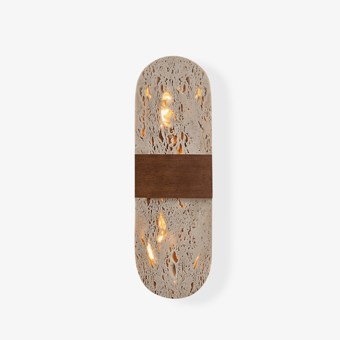 Solis Travertine Wall Light - Simprolos