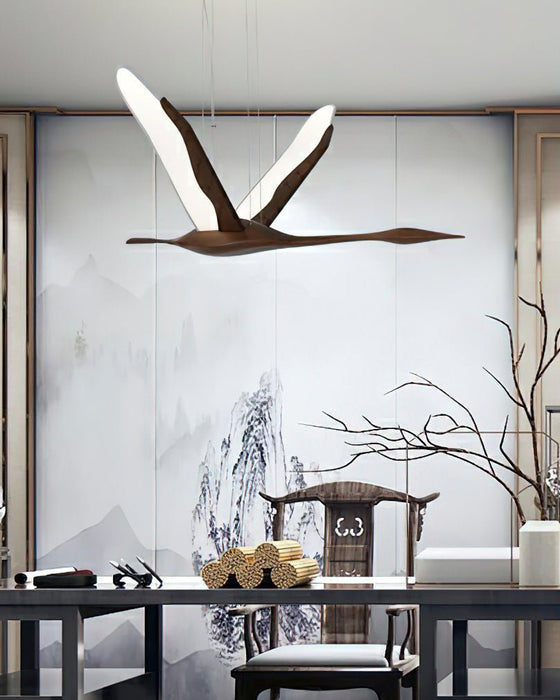Solitude Crane Pendant Lamp - Simprolos