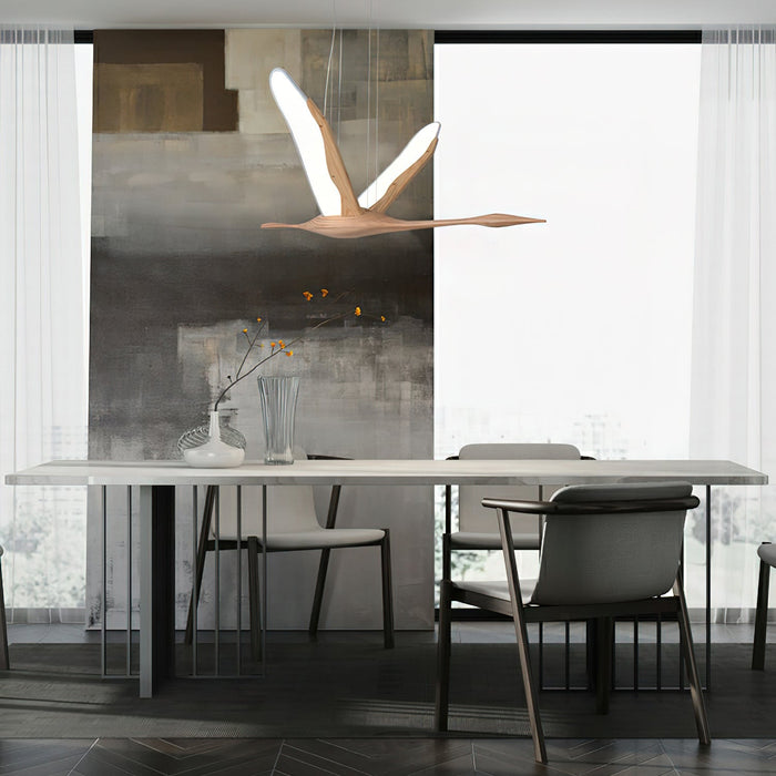 Solitude Crane Pendant Lamp - Simprolos