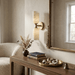 Solmira Twin Alabaster Wall Sconce - Simprolos