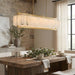Solstice Bar Alabaster Chandelier - Simprolos