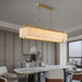 Solstice Bar Alabaster Chandelier - Simprolos