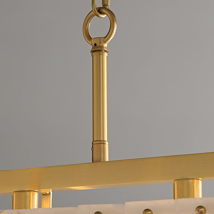 Solstice Bar Alabaster Chandelier - Simprolos