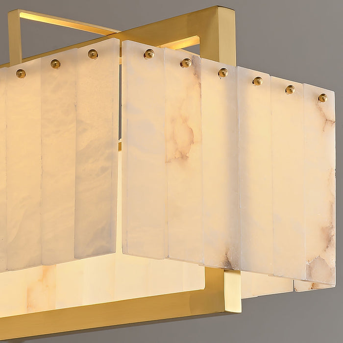 Solstice Bar Alabaster Chandelier - Simprolos
