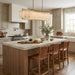 Solstice Bar Alabaster Chandelier - Simprolos
