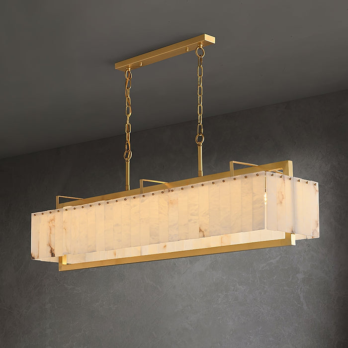 Solstice Bar Alabaster Chandelier - Simprolos