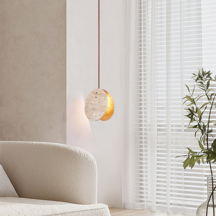 Solstice Stone Pendant Light - Simprolos
