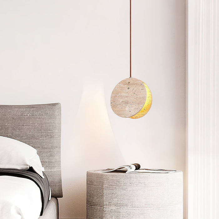 Solstice Stone Pendant Light - Simprolos