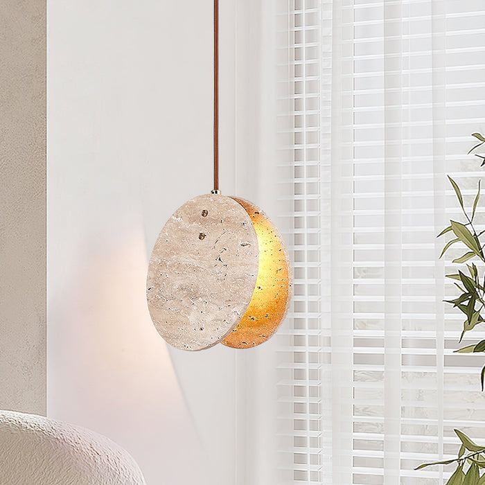 Solstice Stone Pendant Light - Simprolos