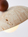 Soluna Travertine Pendant Light - Simprolos