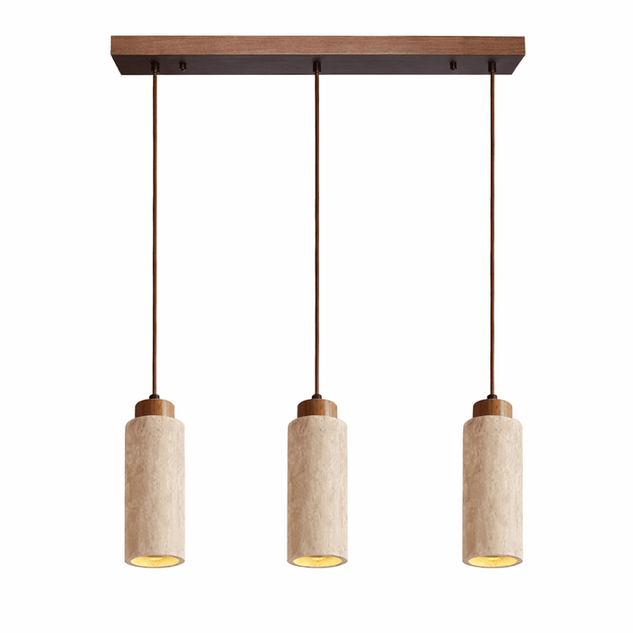 Solvara Travertine Pendant Lamp - Simprolos