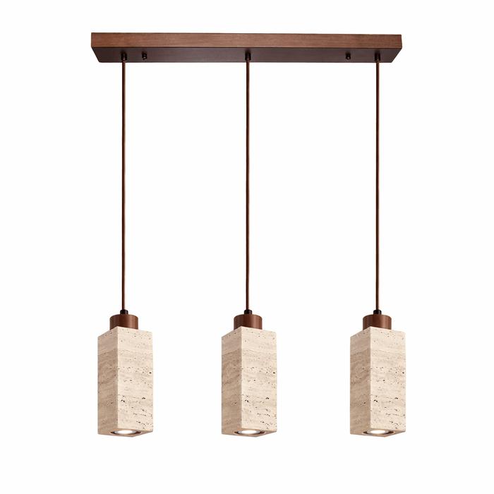 Solvara Travertine Pendant Lamp - Simprolos
