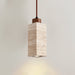 Solvara Travertine Pendant Lamp - Simprolos