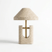 Solvra Yellow Travertine Table Lamp - Simprolos