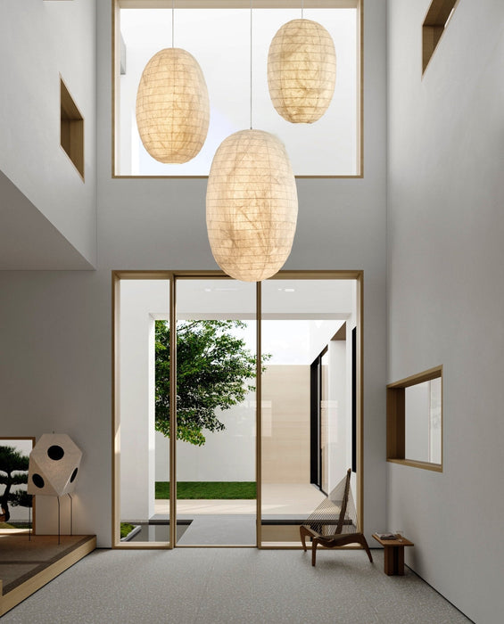 Sophia Silk Pendant Lamp - Simprolos