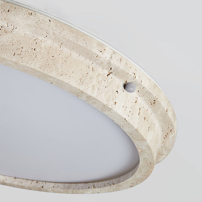 Soren Travertine Ceiling Lamp - Simprolos