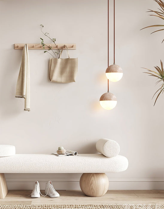 Soren Travertine Pendant Light - Simprolos