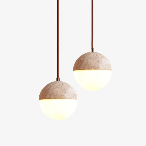 Soren Travertine Pendant Light - Simprolos