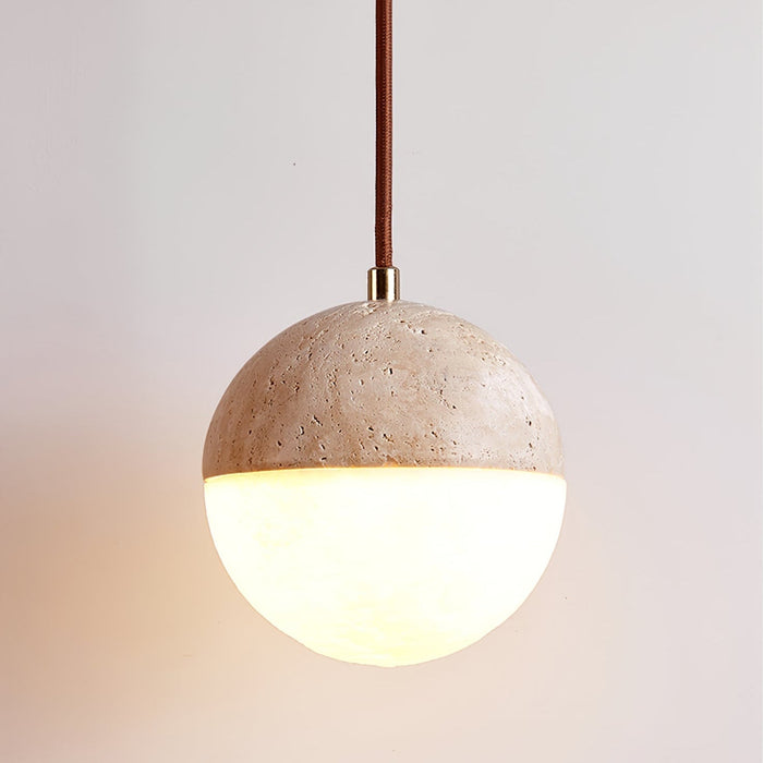 Soren Travertine Pendant Light - Simprolos