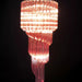 Spiral Prism Glass Chandelier - Simprolos
