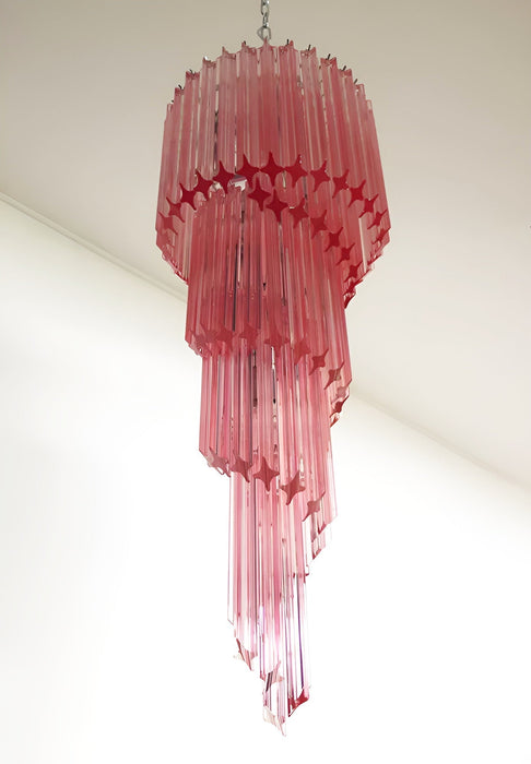Spiral Prism Glass Chandelier - Simprolos