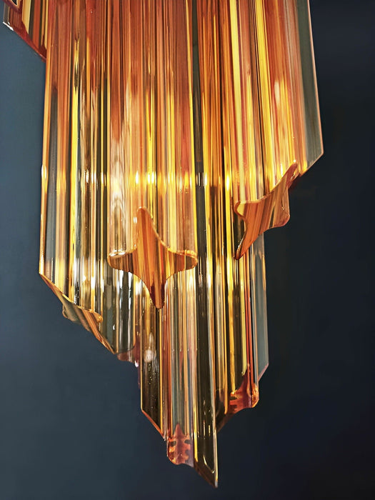 Spiral Prism Glass Chandelier - Simprolos