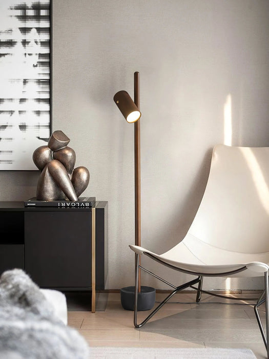 Spotlight Wood Floor Lamp - Simprolos