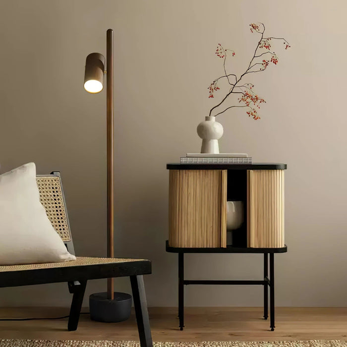 Spotlight Wood Floor Lamp - Simprolos