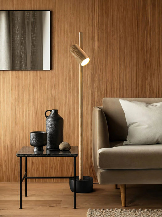 Spotlight Wood Floor Lamp - Simprolos