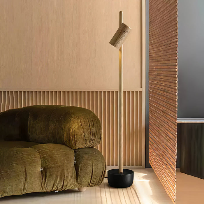 Spotlight Wood Floor Lamp - Simprolos