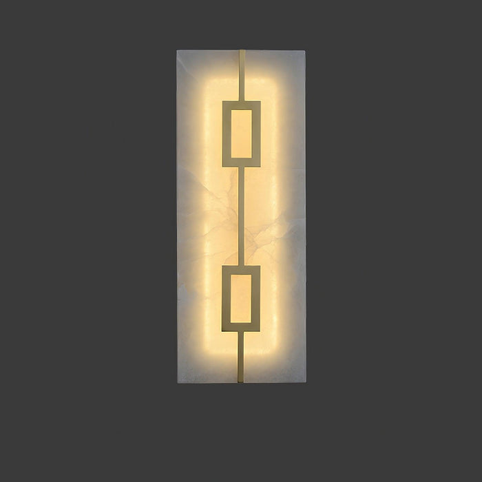 Square Alabaster Wall Lamp - Simprolos