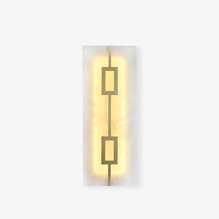 Square Alabaster Wall Lamp - Simprolos