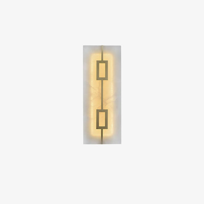 Square Alabaster Wall Lamp - Simprolos