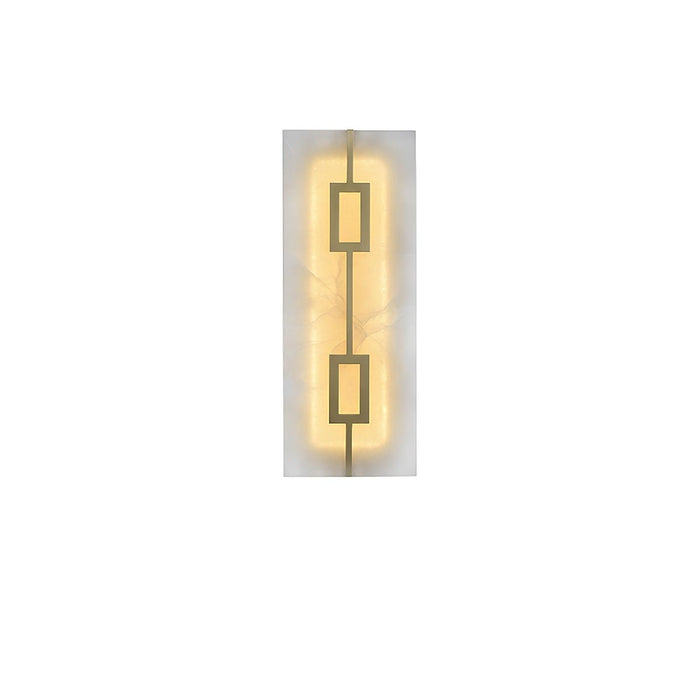 Square Alabaster Wall Lamp - Simprolos