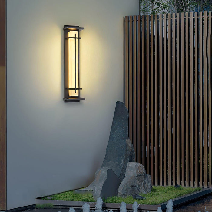Square Outdoor Alabaster Wall Light - Simprolos