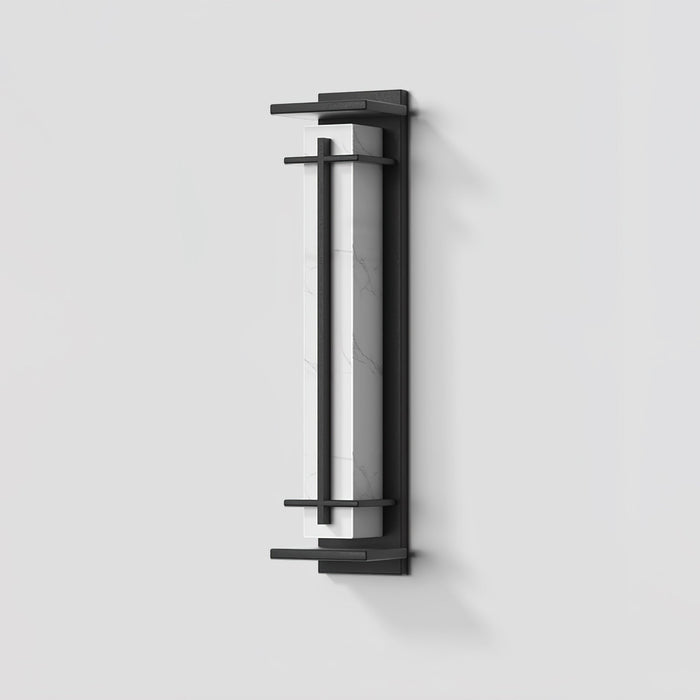 Square Outdoor Alabaster Wall Light - Simprolos