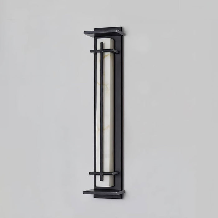 Square Outdoor Alabaster Wall Light - Simprolos
