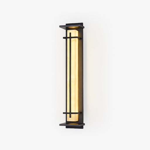 Square Outdoor Alabaster Wall Light - Simprolos