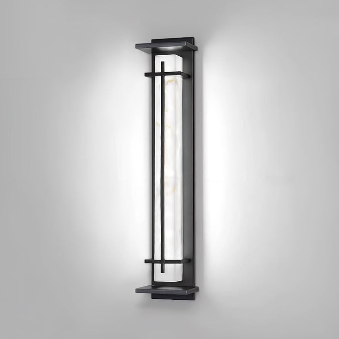Square Outdoor Alabaster Wall Light - Simprolos