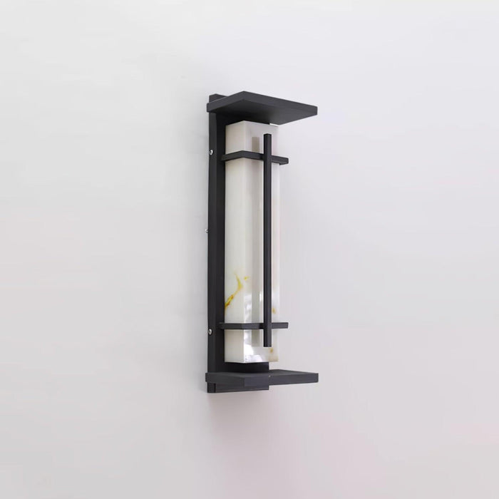 Square Outdoor Alabaster Wall Light - Simprolos