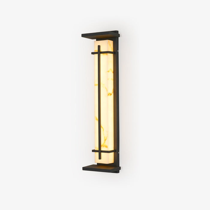 Square Outdoor Alabaster Wall Light - Simprolos