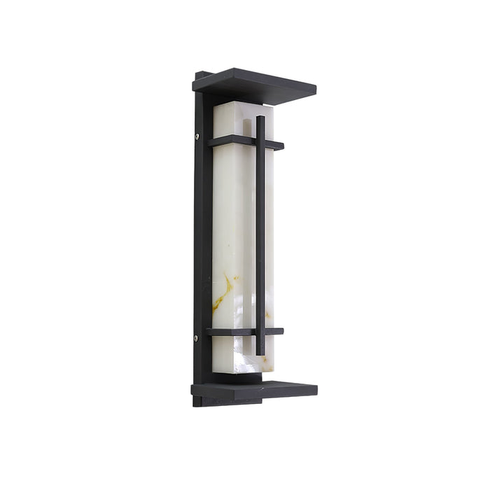 Square Outdoor Alabaster Wall Light - Simprolos