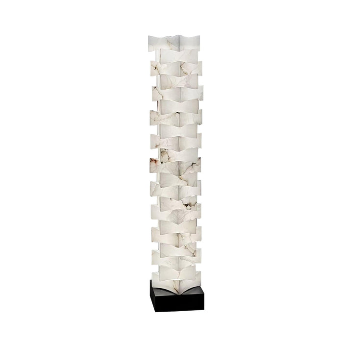 Stacked Alabaster Squares Floor Lamp - Simprolos