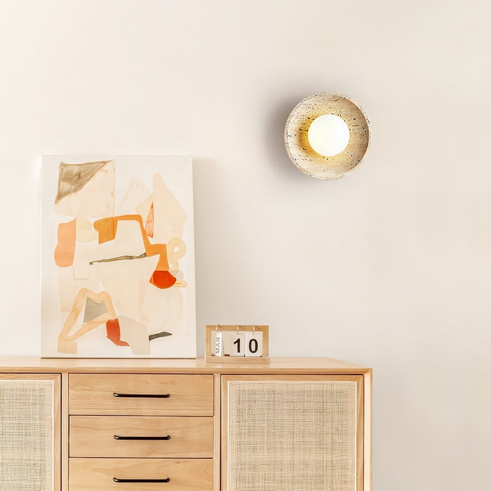 Stone Lunar Eclipse Wall Light - Simprolos